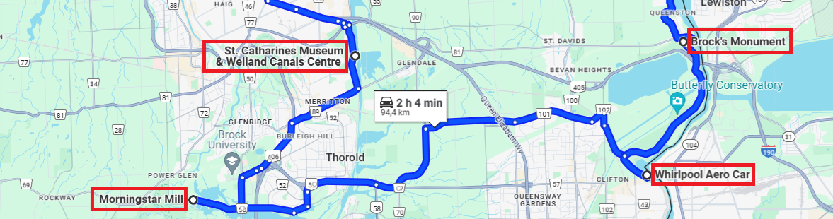 Itinerários dos passeios e perguntas frequentes (FAQ)